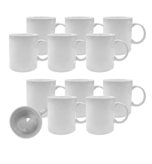 KAIA HOME BASIC Kubek prosty 300 ml 18 sztuk / ceramika