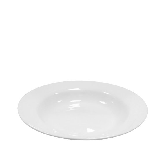 KAIA HOME BASIC Talerz głęboki 22 cm / 6 sztuk biała ceramika