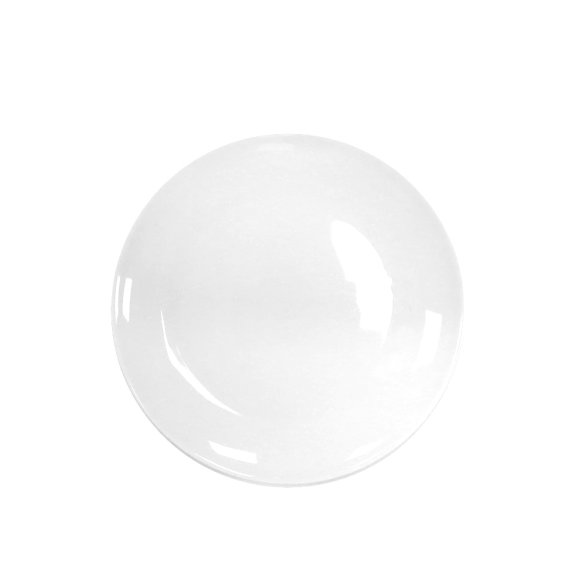 KAIA HOME BASIC Talerz deserowy 19 cm / 6 sztuk biała ceramika