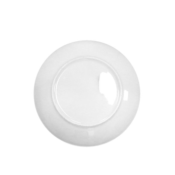 KAIA HOME BASIC Talerz deserowy 19 cm / 12 sztuk biała ceramika