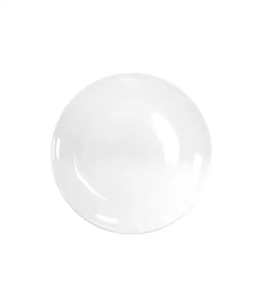 KAIA HOME BASIC Talerz deserowy 19 cm / 18 sztuk biała ceramika