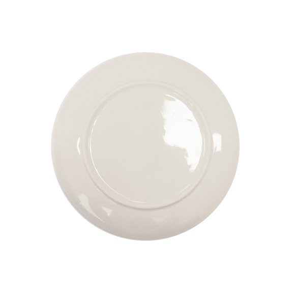 KAIA HOME AURA Talerz deserowy 20,5 cm / 12 sztuk ceramika ecru