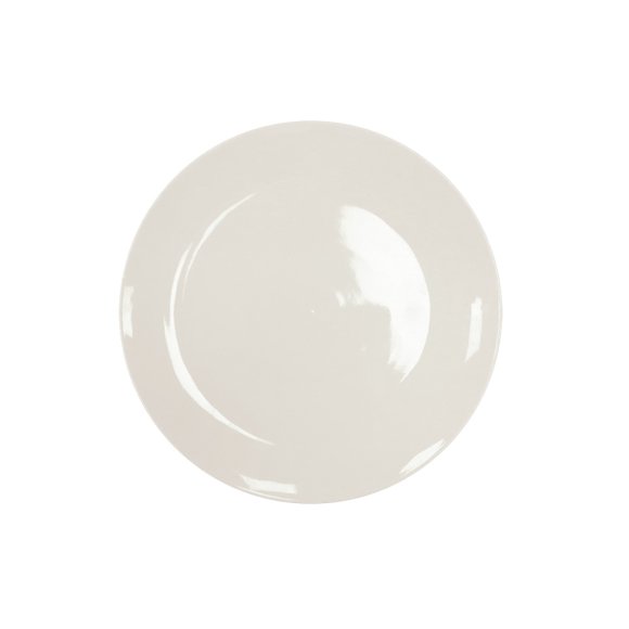 KAIA HOME AURA Talerz deserowy 19,5 cm / 12 sztuk ceramika ecru