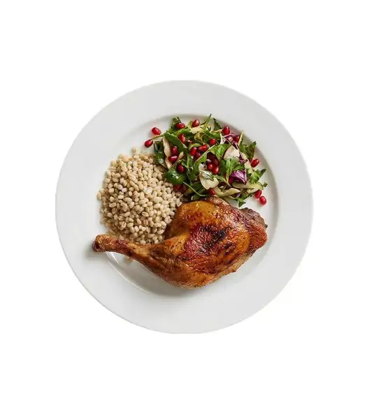 KAIA HOME BASIC Serwis obiadowy 24 el 6 os / biała ceramika