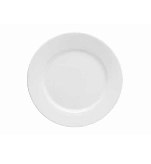 LUBIANA CORONA Serwis obiadowo - kawowy 42 el dla 6 osób | biała porcelana 