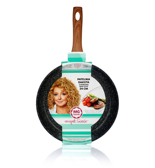 MG HOME DAKOTA Patelnia aluminiowa 24 cm powłoka non-stick