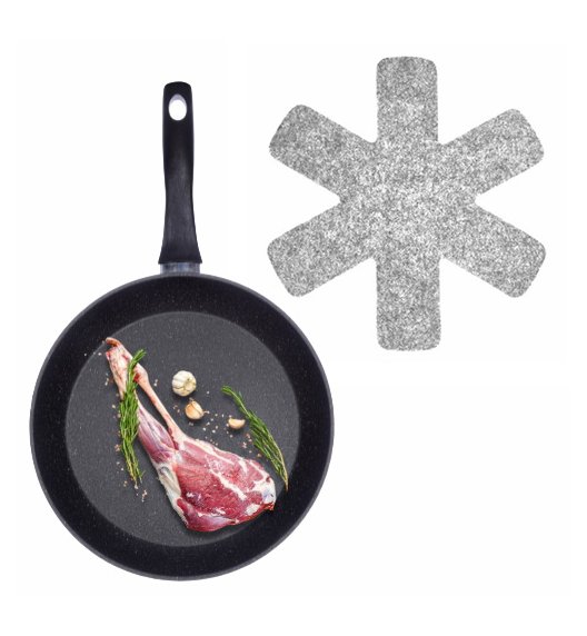 MG HOME Basico Patelnia 28 cm nieprzywierająca non-stick + filcowa przekładka