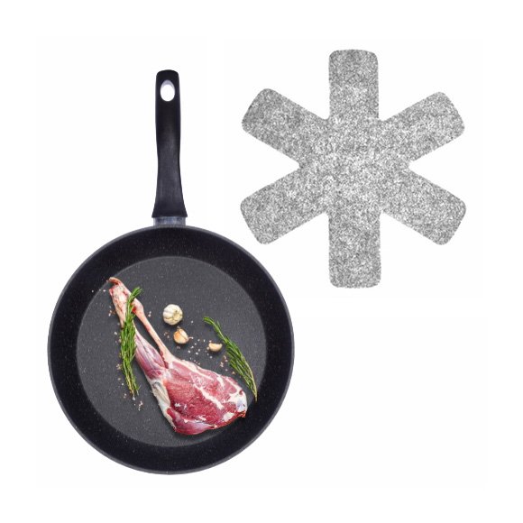 MG HOME Basico Patelnia 28 cm nieprzywierająca non-stick + filcowa przekładka