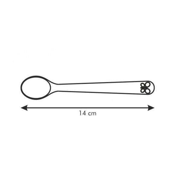 TESCOMA BAMBINI Komplet łyżeczek dla dzieci 14 cm / 3 el / tworzywo sztuczne / multikolor VIDEO