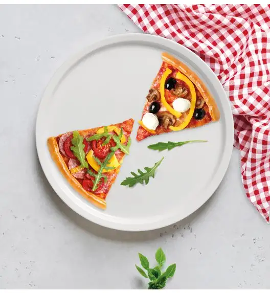 MG HOME NAPOLI ZESTAW 2 TALERZY PORCELANOWYCH DO PIZZY 30 CM