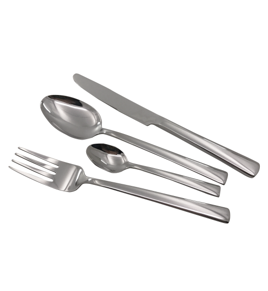 MG HOME ARYA SILVER ZESTAW SZTUĆCÓW ZE STALI NIERDZEWNEJ 24 EL / 6 OS