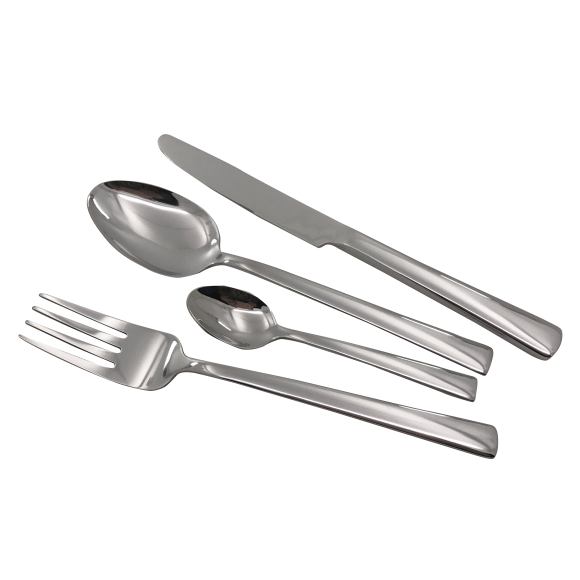 MG HOME ARYA SILVER ZESTAW SZTUĆCÓW ZE STALI NIERDZEWNEJ 24 EL / 6 OS