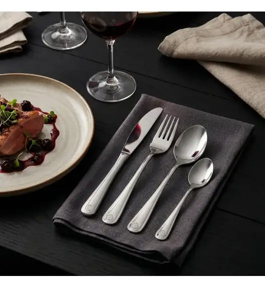 MG HOME LAGO Zestaw Sztućców ze stali nierdzewnej 24 el.