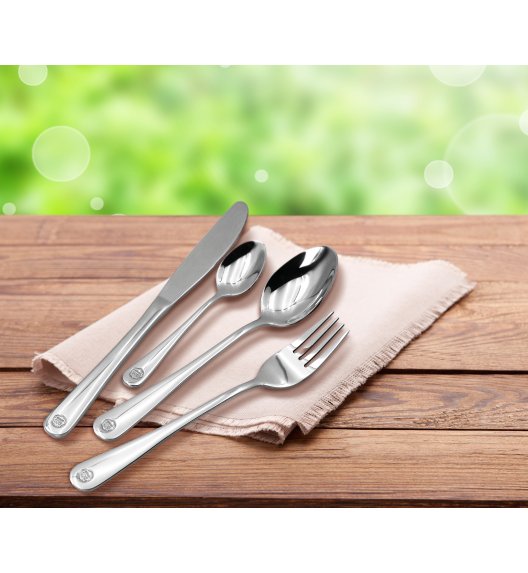 MG HOME LAGO Zestaw Sztućców ze stali nierdzewnej 24 el.