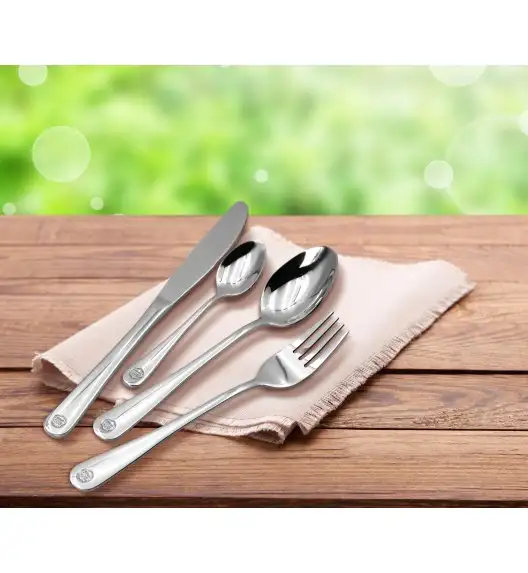 MG HOME LAGO Zestaw Sztućców ze stali nierdzewnej 24 el.