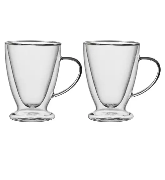 MG HOME RENZA Zestaw szklanek Latte 2x300 ml / borokrzemowe