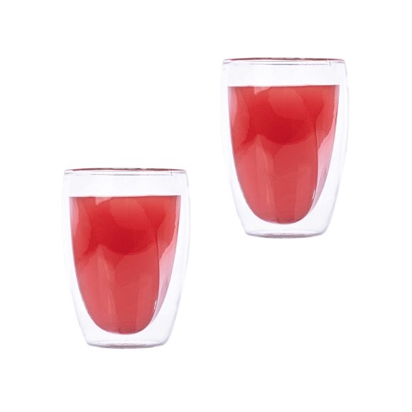 MG HOME Renza Origami Zestaw Szklanek 2x280 ml / borokrzemowe