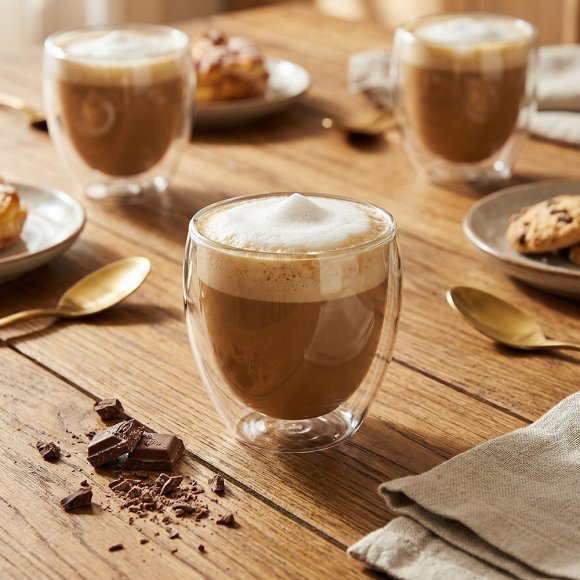 MG HOME RENZA Szklanka termiczna 250 ml / borokrzemowa