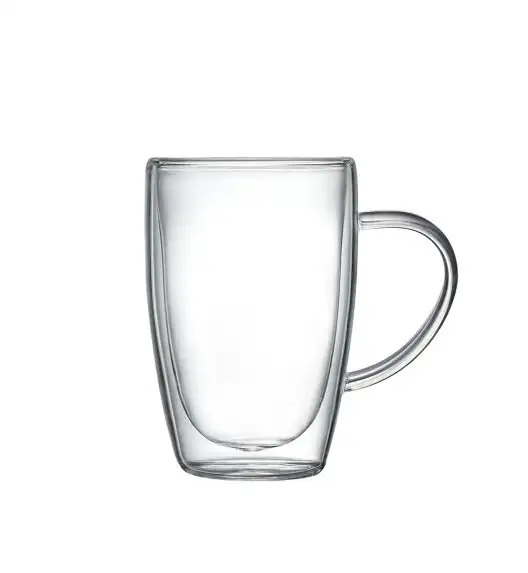 MG HOME RENZA Szklanka termiczna z uchem 350 ml / borokrzemowa