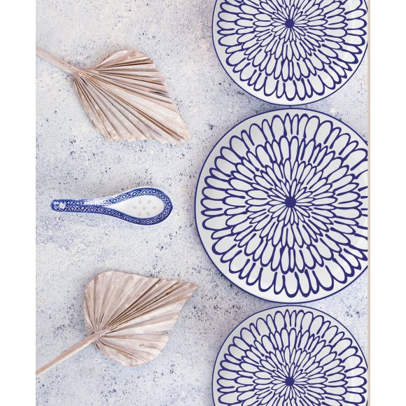 MG HOME FIORI ZESTAW OBIADOWY Z PORCELANY 12 EL. / 4 OS.