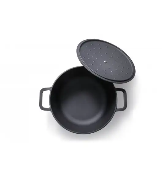 SKOTTSBERG | CAST IRON | Garnek 5,5 l z pokrywką 28 cm ŻELIWNY