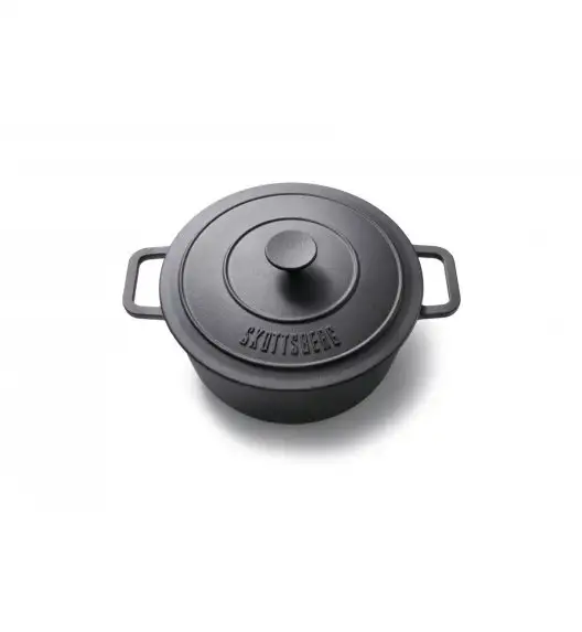 SKOTTSBERG | CAST IRON | Garnek 5,5 l z pokrywką 28 cm ŻELIWNY