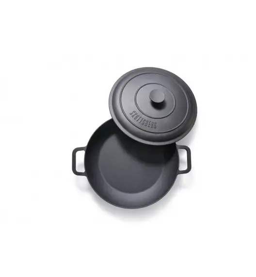 SKOTTSBERG | CAST IRON | Patelnia z pokrywką 31,5 cm ŻELIWNA
