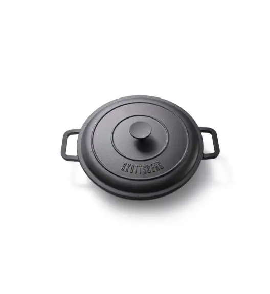 SKOTTSBERG | CAST IRON | Patelnia z pokrywką 31,5 cm ŻELIWNA