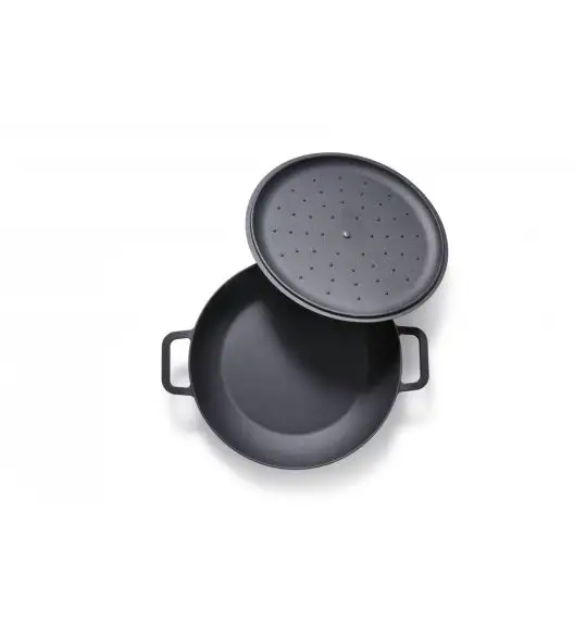 SKOTTSBERG | CAST IRON | Patelnia z pokrywką 31,5 cm ŻELIWNA