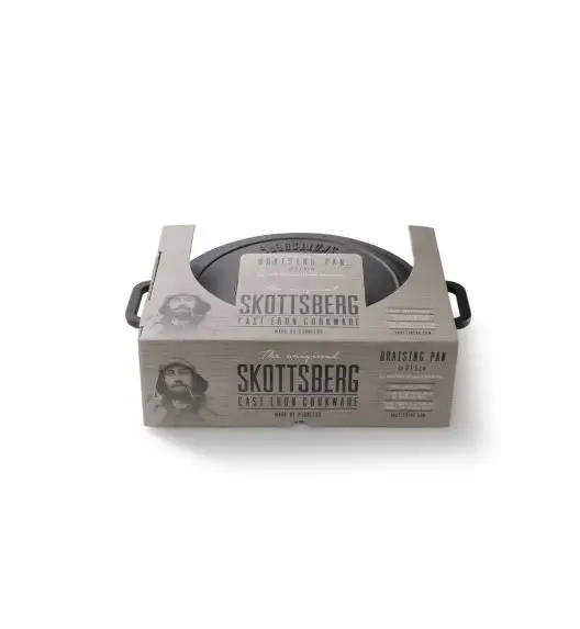 SKOTTSBERG | CAST IRON | Patelnia z pokrywką 31,5 cm ŻELIWNA