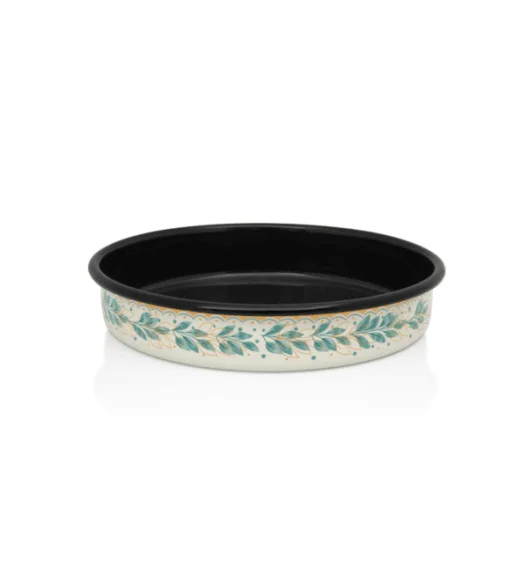 METALAC | Green Line Naczynie do zapiekania forma do pieczenia 28 cm / emaliowana