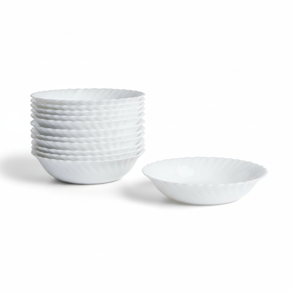 LUMINARC FESTON 12 szt. - Salaterka 18 cm / szkło hartowane