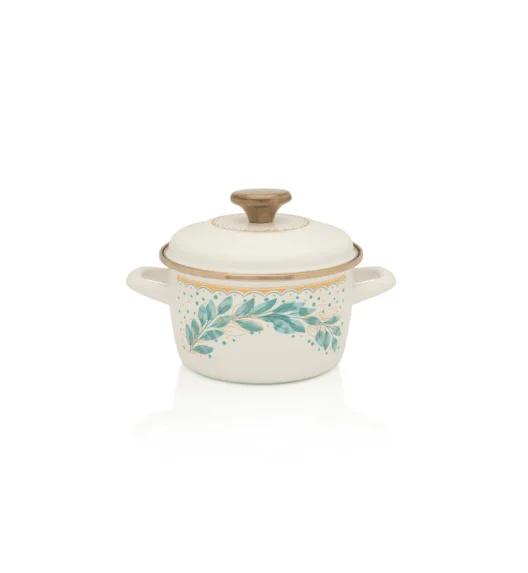 METALAC | Green Line Komplet 4 garnków z pokrywkami / emaliowane