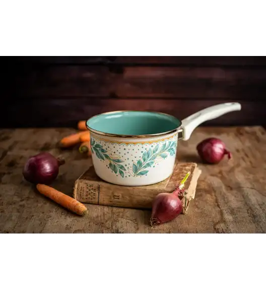 METALAC | Green Line Komplet 4 garnków z pokrywkami / emaliowane