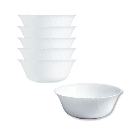 LUMINARC FESTON 6 szt. - Salaterka 25 cm / szkło hartowane