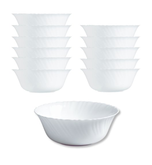 LUMINARC FESTON 12 szt. - Salaterka 25 cm / szkło hartowane