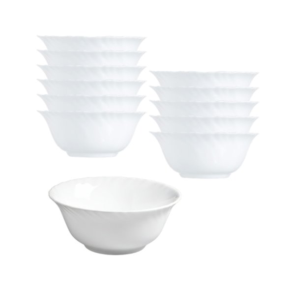 LUMINARC FESTON 12 szt. - Salaterka 12 cm / szkło hartowane