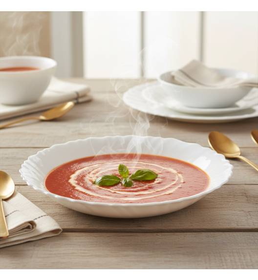 LUMINARC FESTON 12 szt. -  Talerz głęboki 28 cm / szkło hartowane