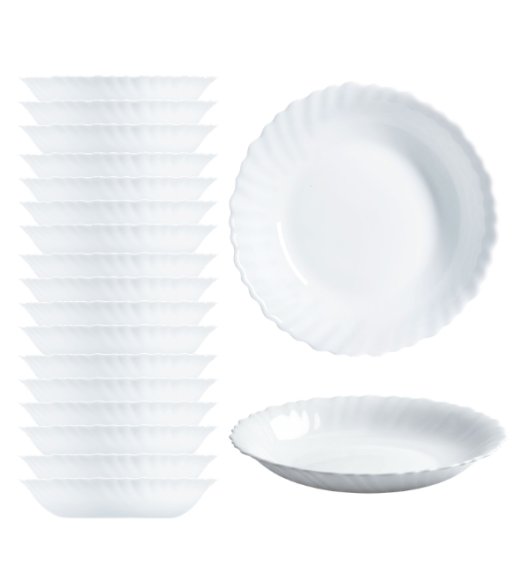 LUMINARC FESTON 18 szt. -  Talerz głęboki 28 cm / szkło hartowane