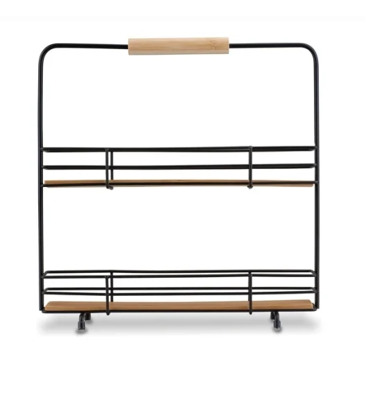TADAR Stojak na przyprawy organizer z rączką 31x7,5x31 cm