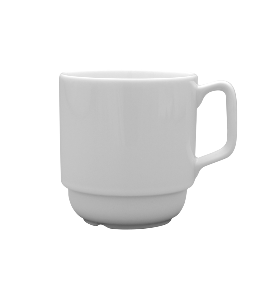 LUBIANA CORONA Serwis obiadowo - kawowy 144 el dla 24 osób | biała porcelana 