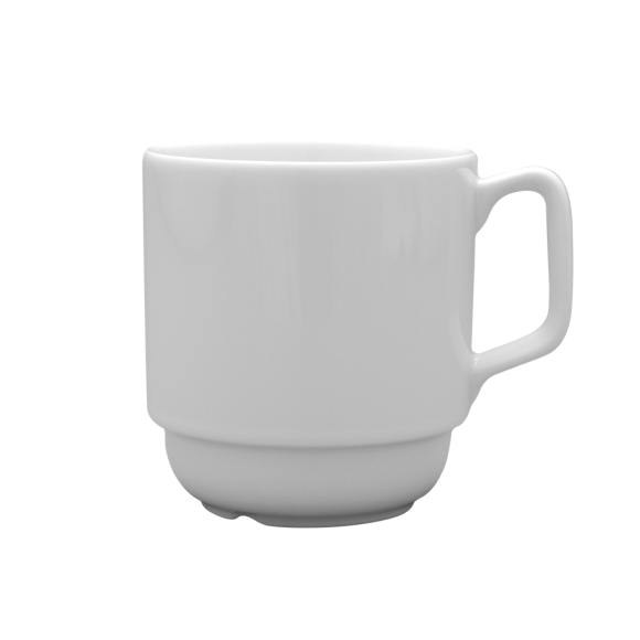 LUBIANA CORONA Serwis obiadowo - kawowy 144 el dla 24 osób | biała porcelana 