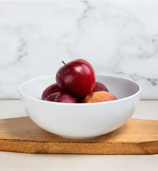 LUBIANA CORONA Serwis obiadowo - kawowy 51 el dla 6 osób | biała porcelana 