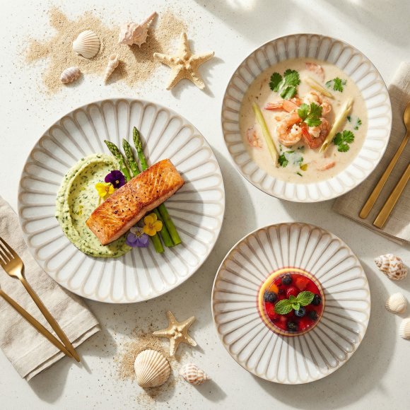 LUBIANA BOSS KERAJET | 708 KJ | Serwis obiadowy 6/18 elementów | 9228 ROZETA