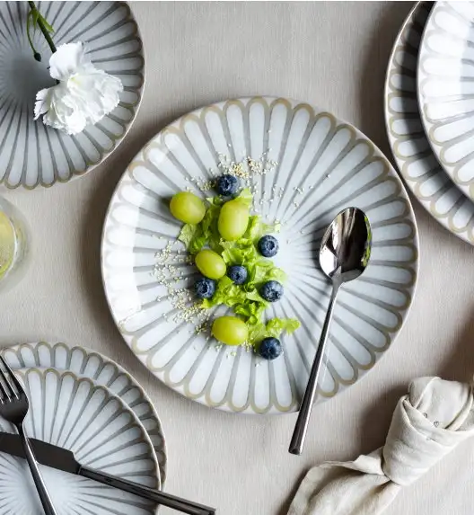 LUBIANA BOSS KERAJET | 708 KJ | Serwis obiadowy 6/18 elementów | 9228 ROZETA