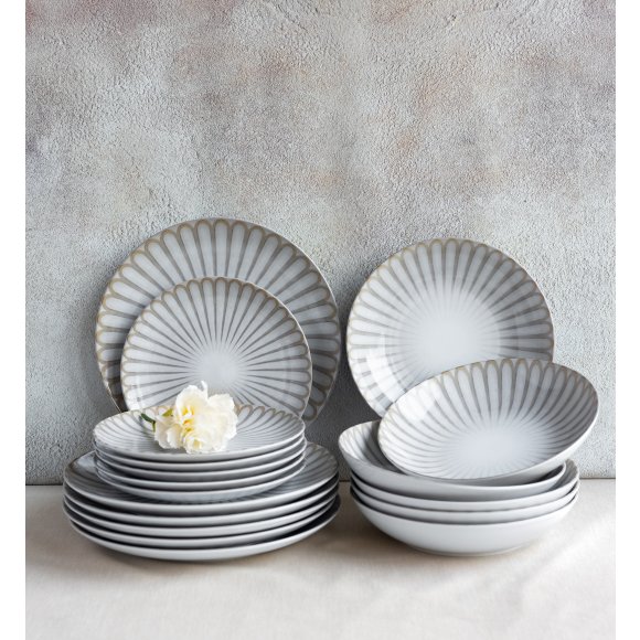 LUBIANA BOSS KERAJET | 708 KJ | Serwis obiadowy 6/18 elementów | 9228 ROZETA