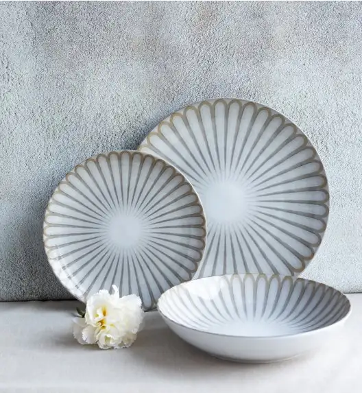 LUBIANA BOSS KERAJET | 708 KJ | Serwis obiadowy 6/18 elementów | 9228 ROZETA