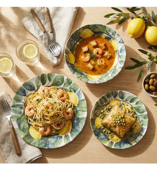 LUBIANA BOSS KERAJET | 469 KJ | Serwis obiadowy 6/18 elementów | 9143 CYTRYNY