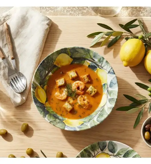 LUBIANA BOSS KERAJET | 469 KJ | Serwis obiadowy 6/18 elementów | 9143 CYTRYNY