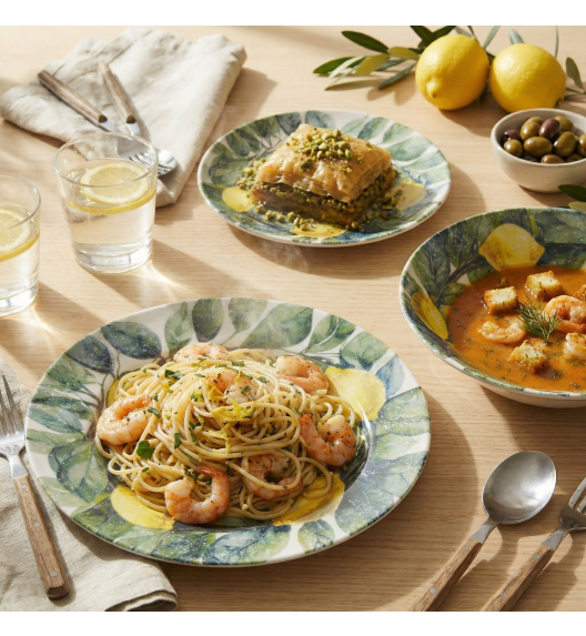 LUBIANA BOSS KERAJET | 469 KJ | Serwis obiadowy 6/18 elementów | 9143 CYTRYNY